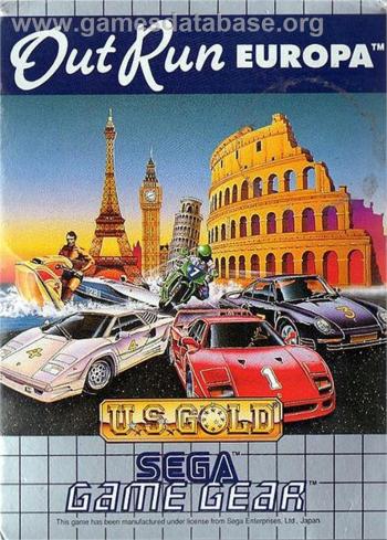 Cover Out Run Europa for Game Gear